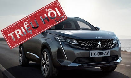 Triệu hồi Peugeot 3008 do lỗi pin